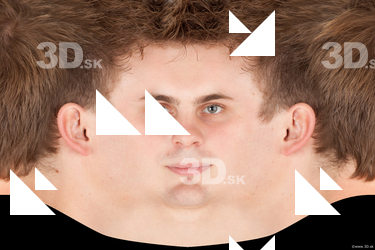 Male head texture