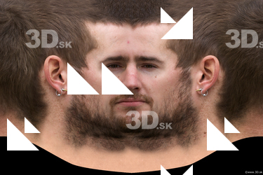 Male head texture