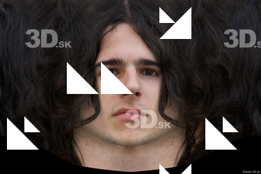 Male head texture