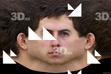 Male head texture
