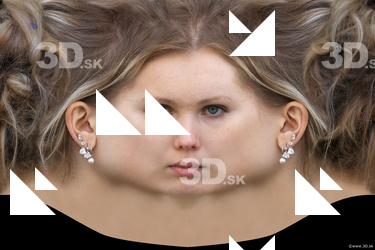 Female head texture