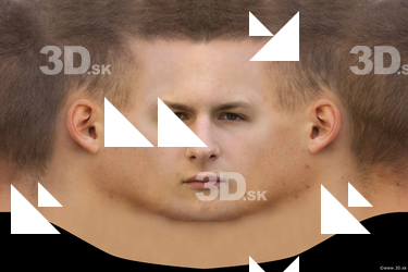 Male head texture