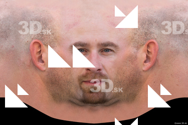Male head texture