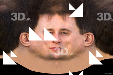 Male head texture
