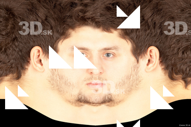 Male head texture