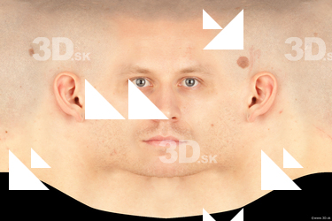 Male head texture