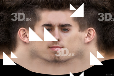 Male head texture