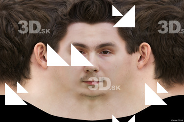 Male head texture
