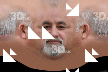 Male head texture