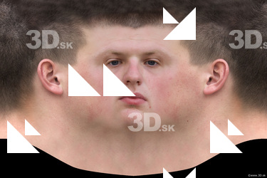 Male head texture