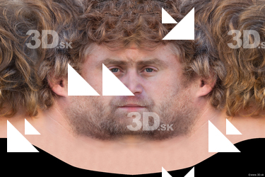 Male head texture