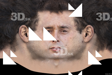 Male head texture