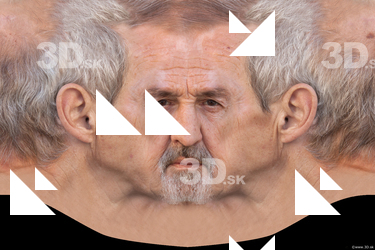 Male head texture