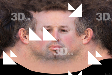 Male head texture