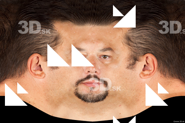 Male head texture