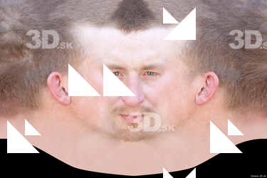 Male head texture