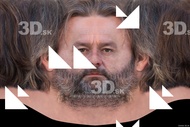 Male head texture