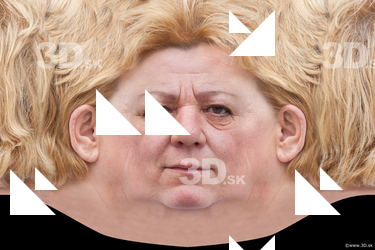 Female head texture