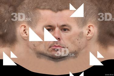 Male head texture