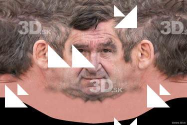 Male head texture