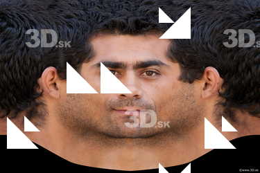 Male head texture