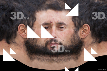 Male head texture