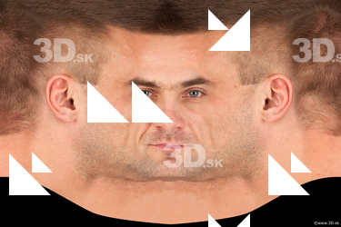 Male head texture