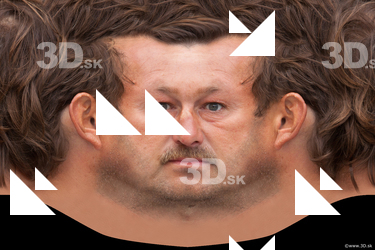 Male head texture