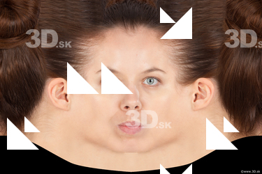 Female head texture