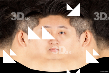 Male head texture