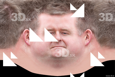 Male head texture