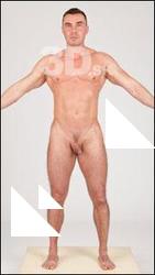Body photo textures of nude Ivan