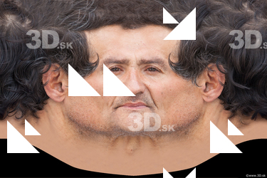 Male head texture