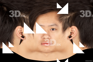 Male head texture