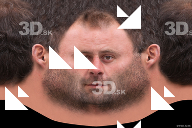 Male head texture