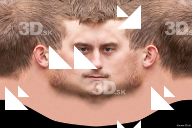 Male head texture