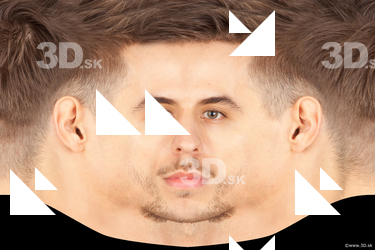 Male head texture