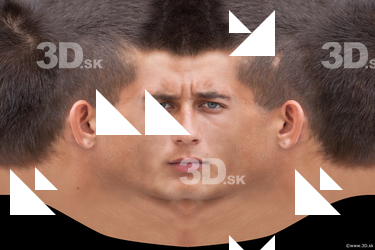 Male head texture