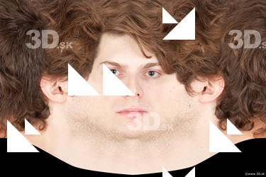 Male head texture