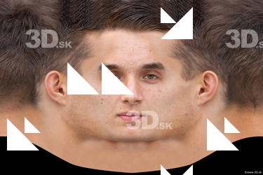 Male head texture