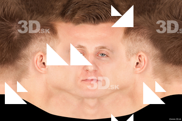 Male head texture