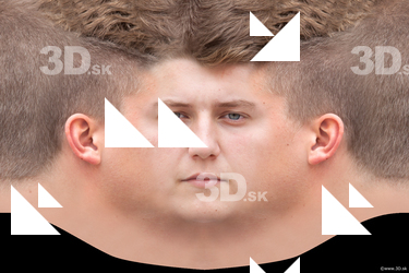 Male head texture