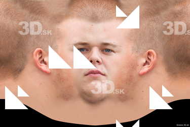 Male head texture