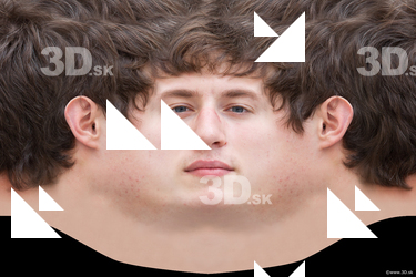 Male head texture