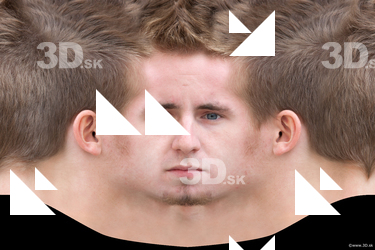 Male head texture