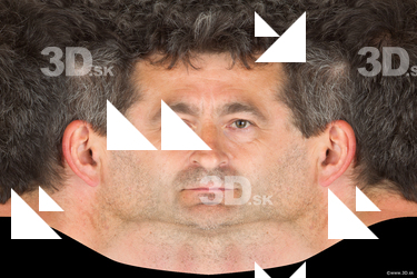 Male head texture