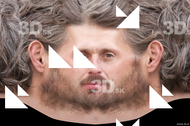 Male head texture