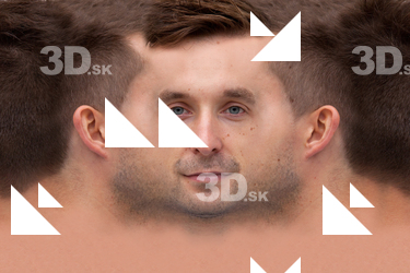 Male head texture