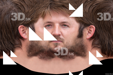 Male head texture