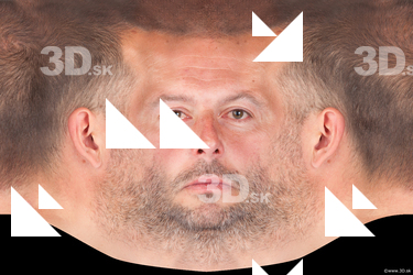 Male head texture